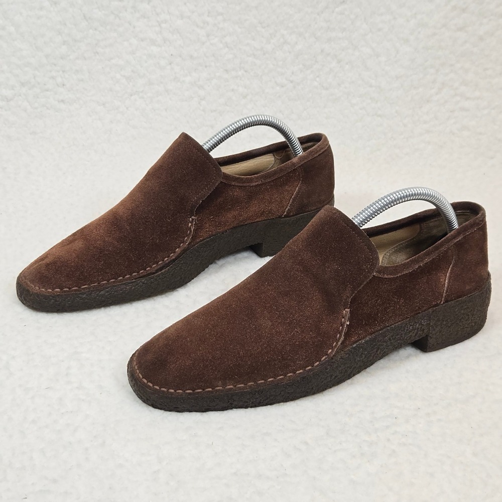 Vintage Lord Bacher Men's‎ Suede Chukka Loafers Size 7.5(40) Made in Italy - Picture 2 of 12